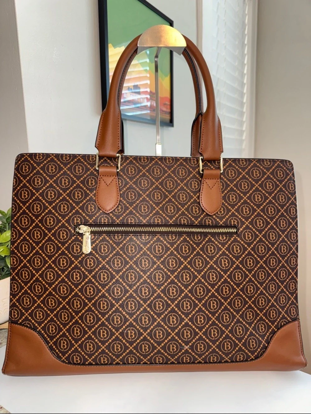 Bostanten Stroud Vintage Leather Briefcase